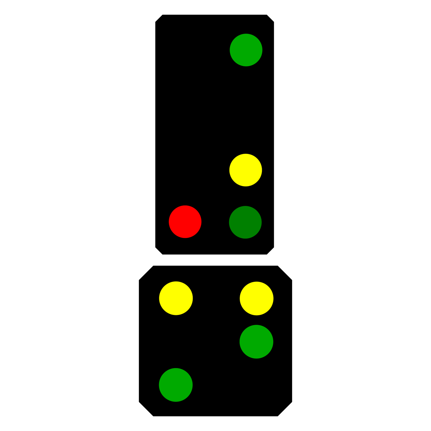 ÖBB-Hauptsignal mit Vorsignal – Spur H0 – Konfigurierbar (ab 1980)