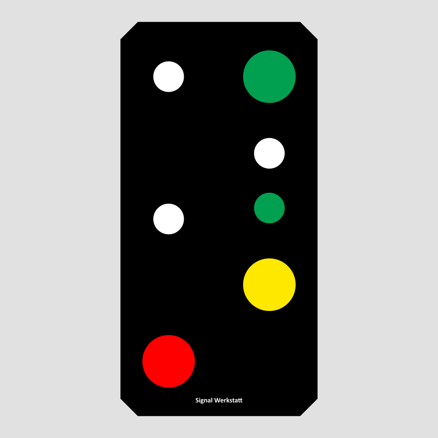ÖBB 1980 Hauptsignal (Frei mit 40 km/h)