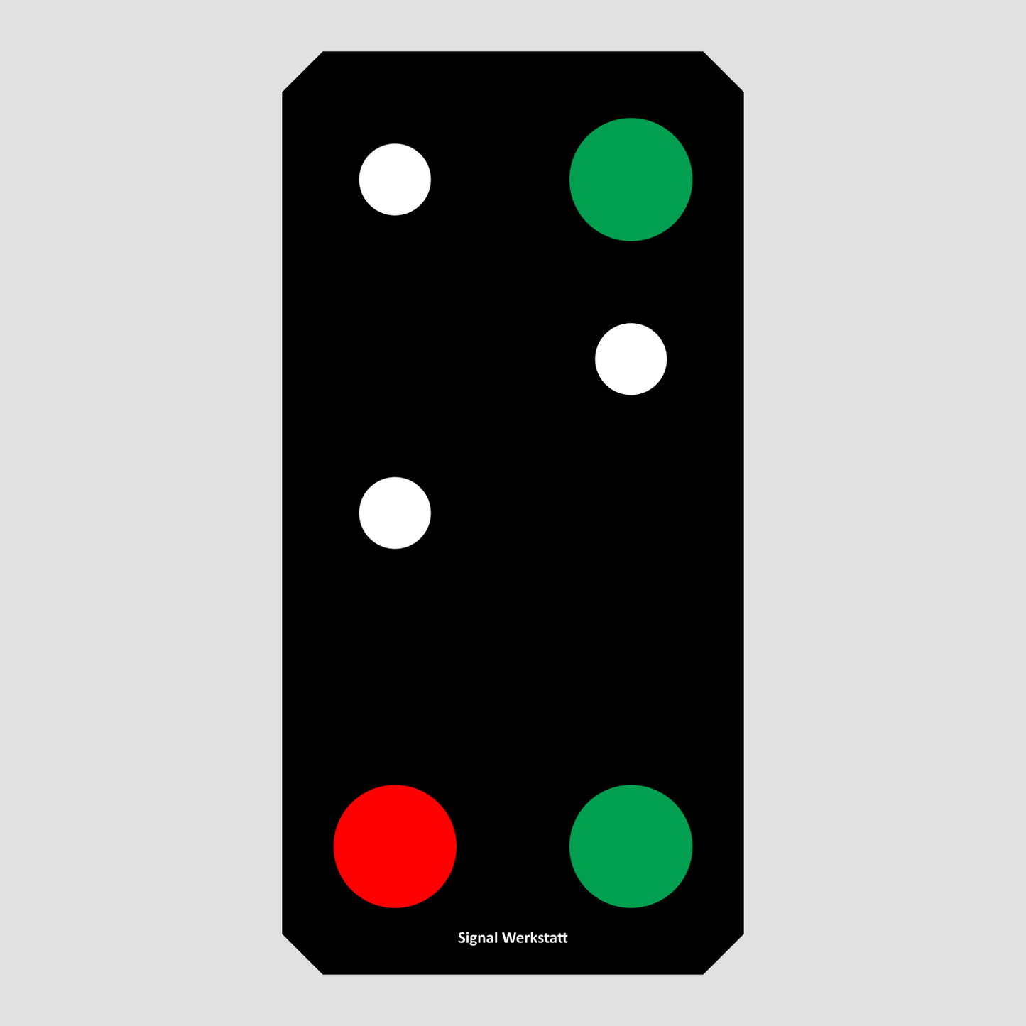 ÖBB 1980 Hauptsignal (Frei mit 60 km/h)