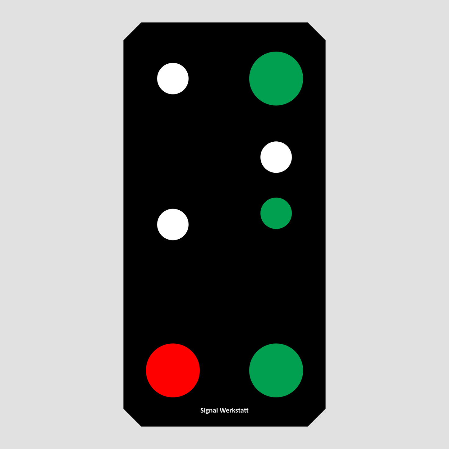 ÖBB 1980 Hauptsignal (Frei mit 60 km/h)